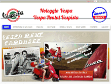 Tablet Screenshot of noleggiovespa.com